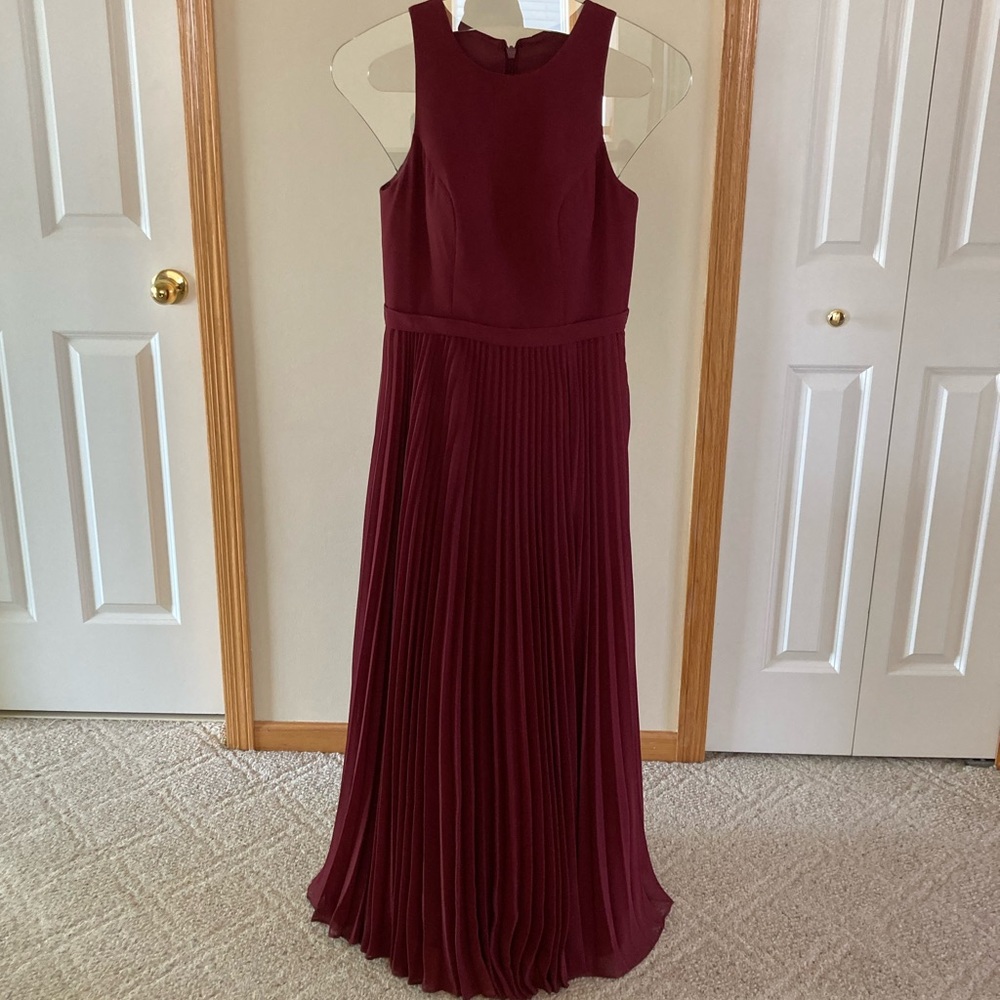 Azazie Cabernet Bridesmaids/ Prom Dress Size 6